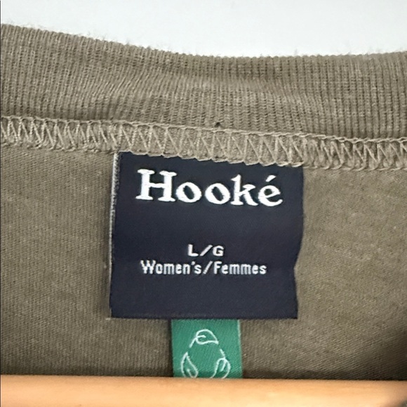 Hooke Light Brown Graphic T-Shirt with Woodpecker Design Large - Picture 2 of 5